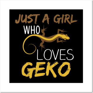 Just A Girl Who Loves Giko Gift Giko Lovers Gift Posters and Art